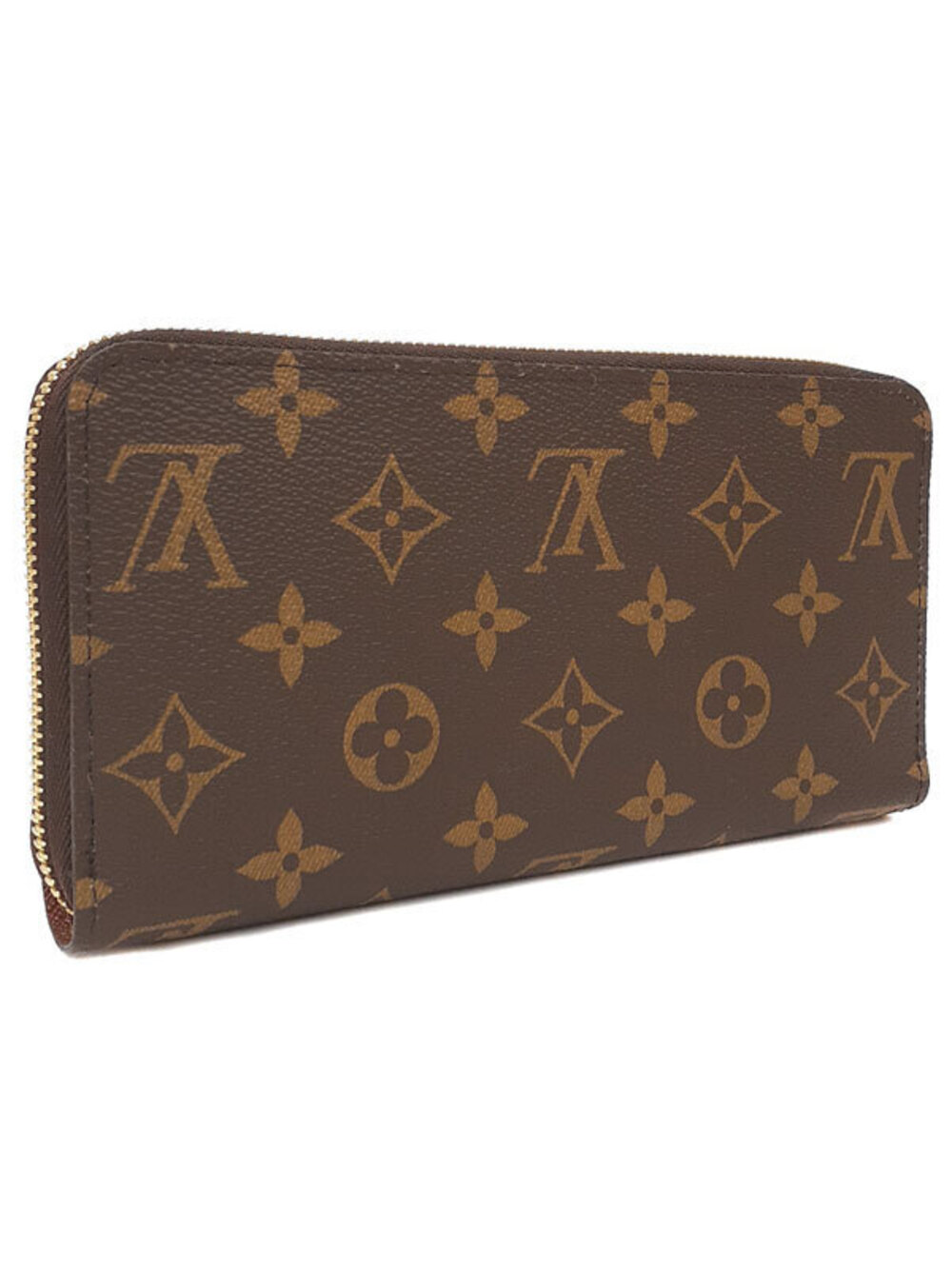 Louis Vuitton Zippy Long Zipper Round Wallet Monogram Brown